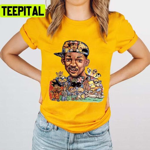 90s Retro Vintage Will Smith Fresh Prince Of Bel Air Unisex T-Shirt