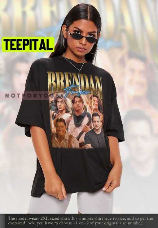 90s Vintage Art Brendan Fraser Trending Unisex Shirt