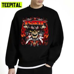 A Leg Up The Ratt Band Art Unisex Sweatshirt