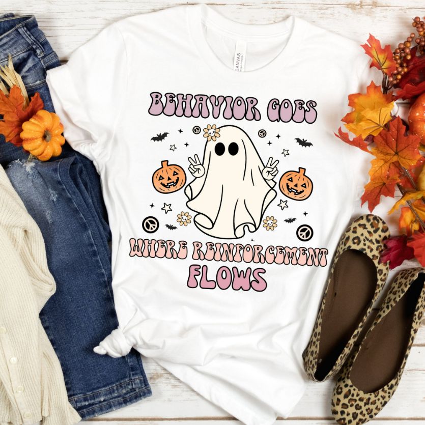 Aba Appiled Behavior Analysis Halloween T-Shirt