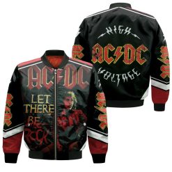 Acdc Angus Young Let There Be Rock Bomber Jacket