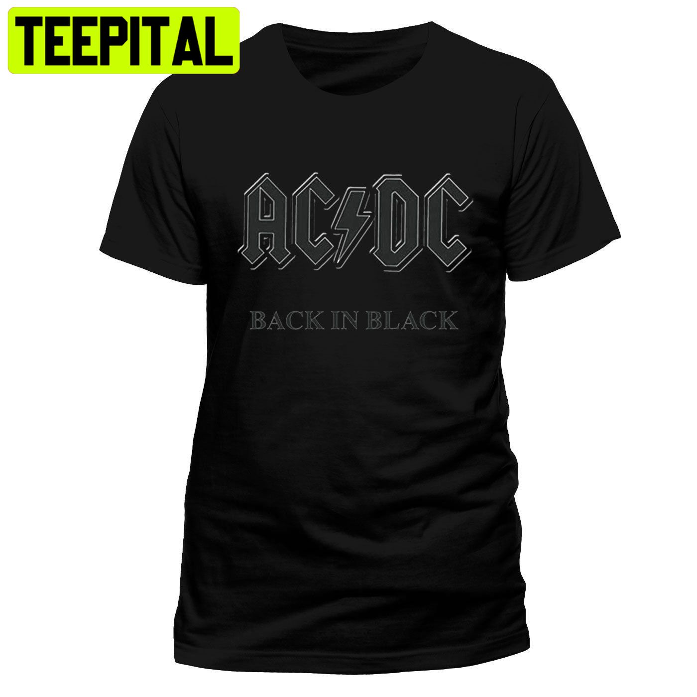 Acdc Official Back In Black Rock Trending Unisex Shirt