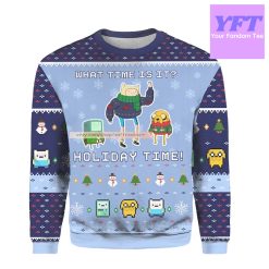 Adventure Time Time What Time Is It Time All Over Print Time 3d Ugly Christmas Sweater