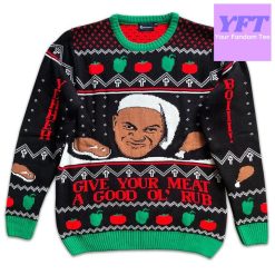 Ainsley Harriott Give Your Meat A Good Ol Rub 3d Ugly Christmas Sweater