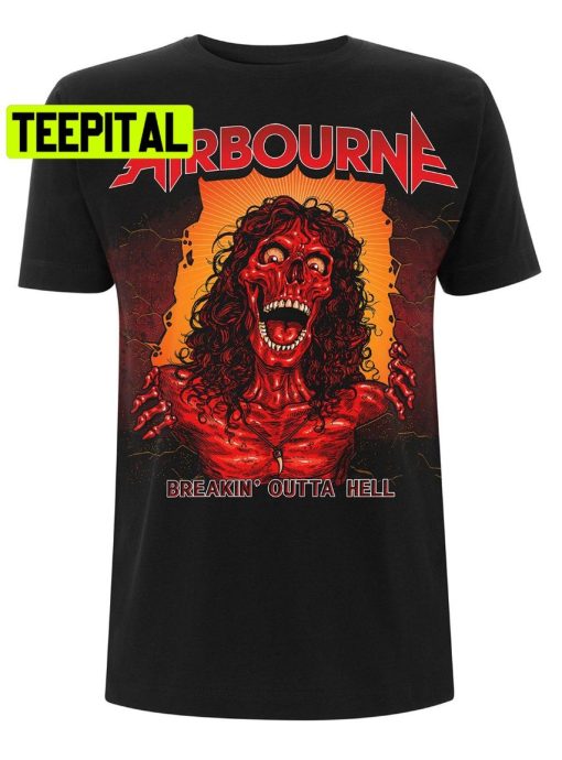 Airbourne Breakin’ Outta Hell Rock Heavy Metal Trending Unisex Shirt