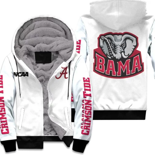 Alabama Crimson Tide Fan Jacket 3d Jersey Fleece Hoodie