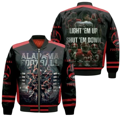 Alabama Crimson Tide Football Team Bomber Jacket