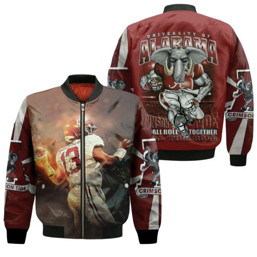 Alabama Crimson Tide Tua Tagovailoa 13 Bomber Jacket