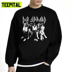 All Band Mambers Art Retro Def Leppard Unisex Sweatshirt