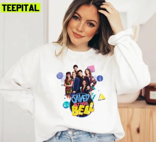 All Characters Design Saved By The Bell Retro Unisex Sweatshirt