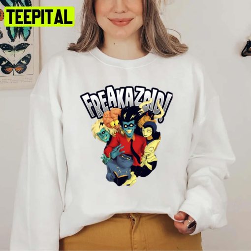 All Characters In Freakazoid Unisex Sweatshirt