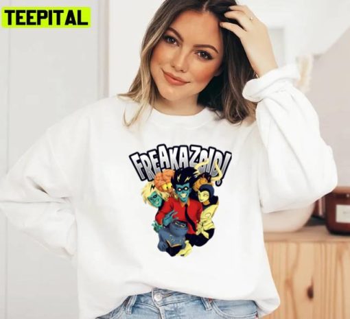 All Characters In Freakazoid Unisex Sweatshirt