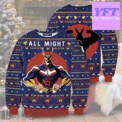All Might Xmas 3d Ugly Christmas Sweater