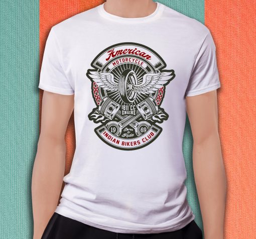 American Motorcycle Indian Bikers Club Unisex T-Shirt