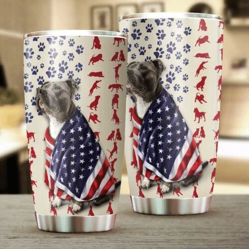 American Staffordshire Terrier Stainless Steel Cup
