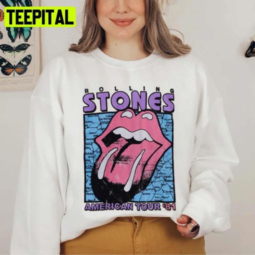 American Tour ’81 The Rolling Stones Unisex Sweatshirt