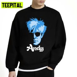 Andy Warhol Pop Art Glass Blue Unisex Sweatshirt