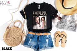 Angelina Jolie Angelina Jolie Angelina Jolie Merch Angelina Jolie 90’s Graphic Unisex T-Shirt