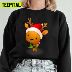 Animal Ugly Xmas Reindeer Merry Christmas Unisex Sweatshirt