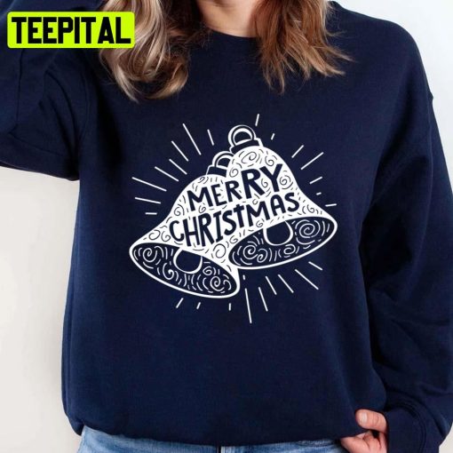 Animated Art Iconic Christmas Bells Unisex Sweatshirt