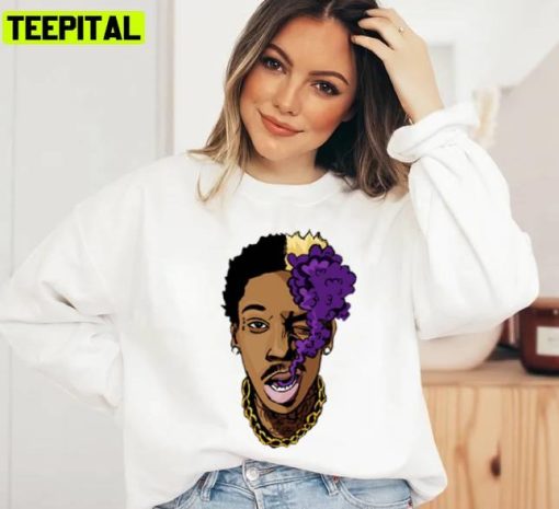 Animated Art Wiz Khalifa Premium Unisex Sweatshirt