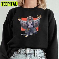 Animated Big Man Cute Illustration Unisex Sweatshirt