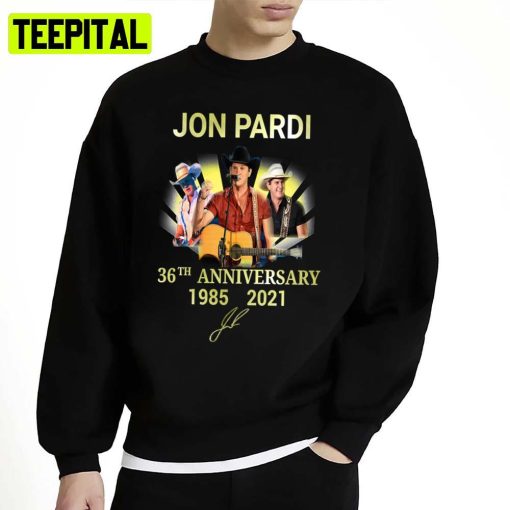 Anniversary Design Of Jon Pardi Singer Unisex Sweatshirt