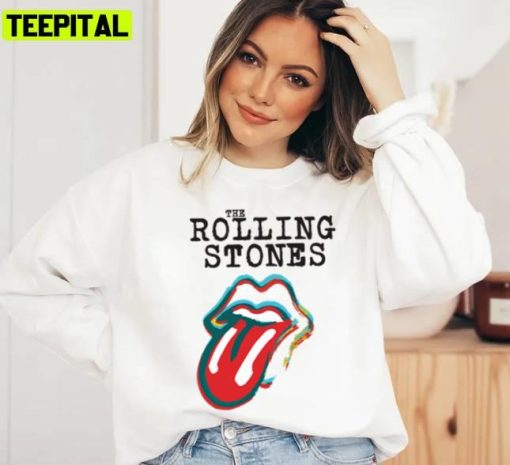 Another Design Symbols The Rolling Stones Red Unisex Sweatshirt