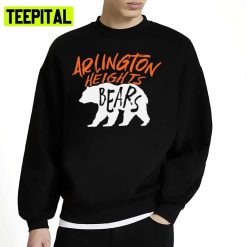 Arlington Heights Bears Football Team Touchdown Retro Unisex Sweatshirt