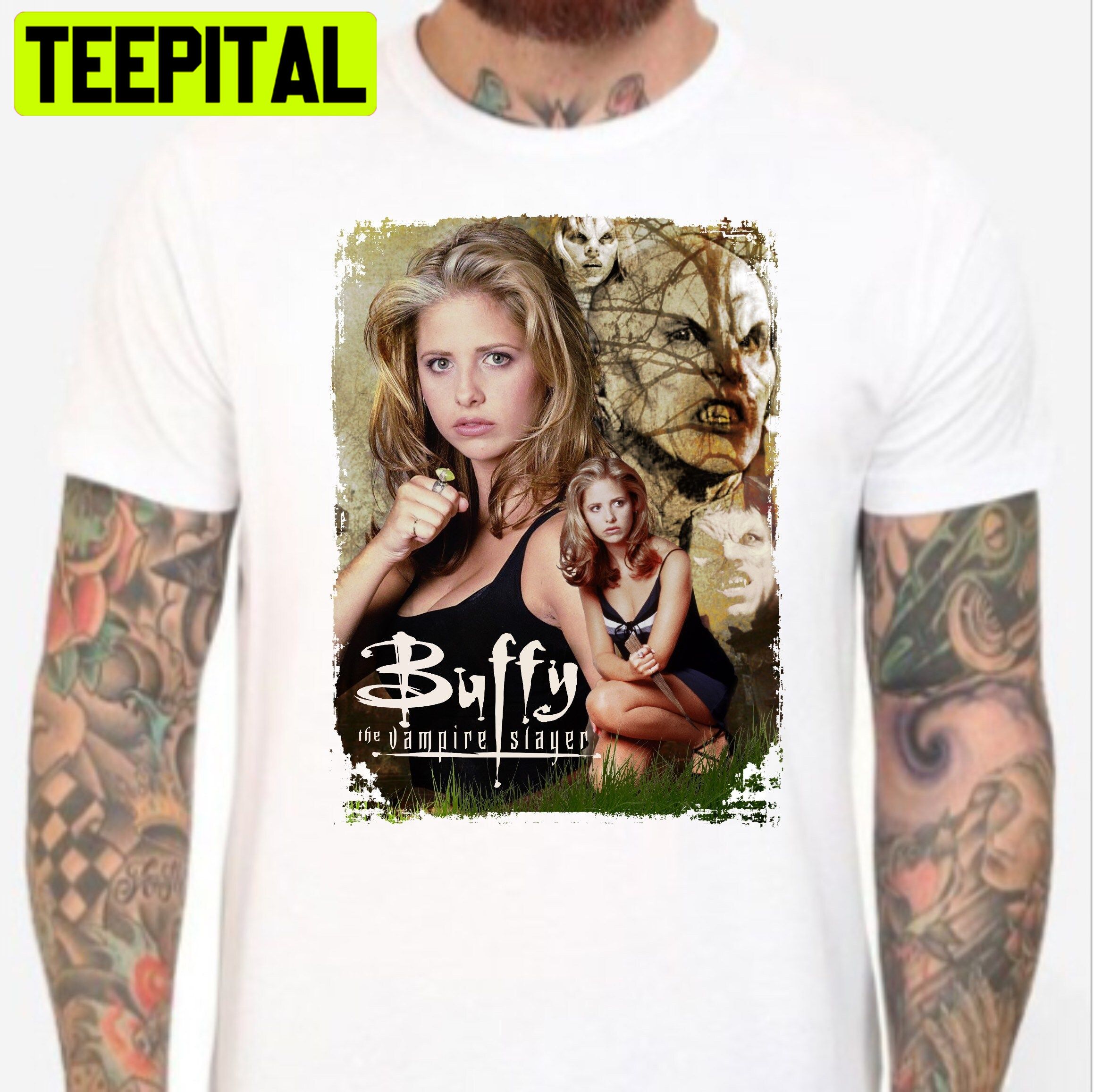 Art Buffy The Vampire Slayer The Master Halloween Trending Unsiex T-Shirt