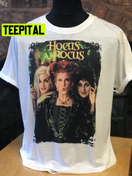 Art Hocus Pocus Winifred Sanderson Sisters Available Bette Midler Sarah Jessica Parker Halloween Trending Unsiex T-Shirt