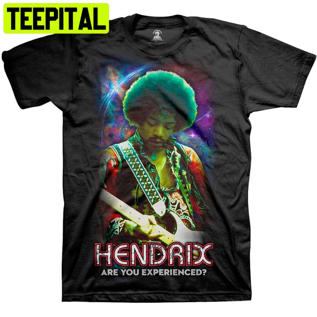 Art Jimi Hendrix Are You Experienced Guitar Pose Trending Unisex Shirt