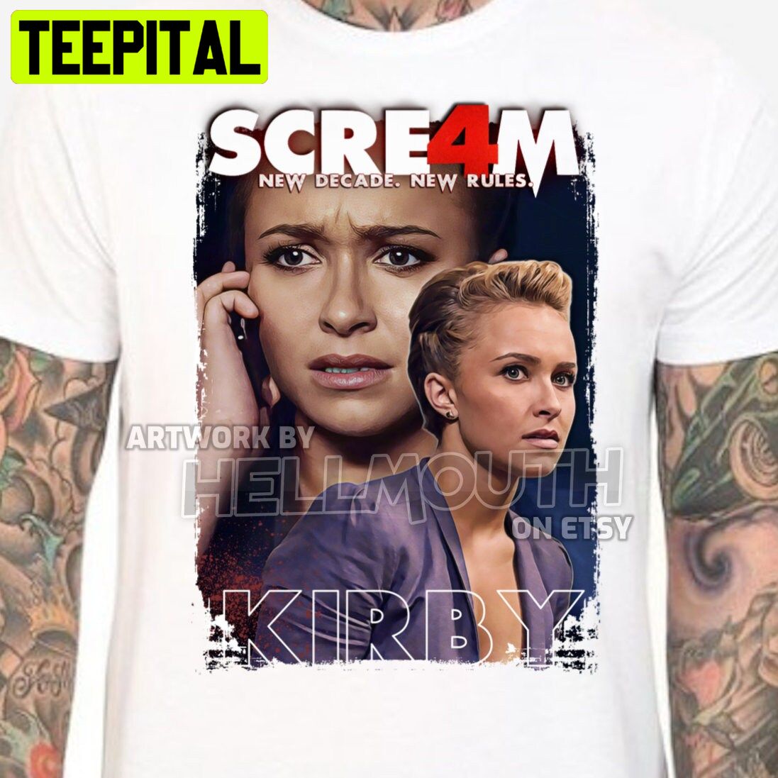 Art Scream 4 Movie Kirby Hayden Panettiere Halloween Trending Unsiex T-Shirt