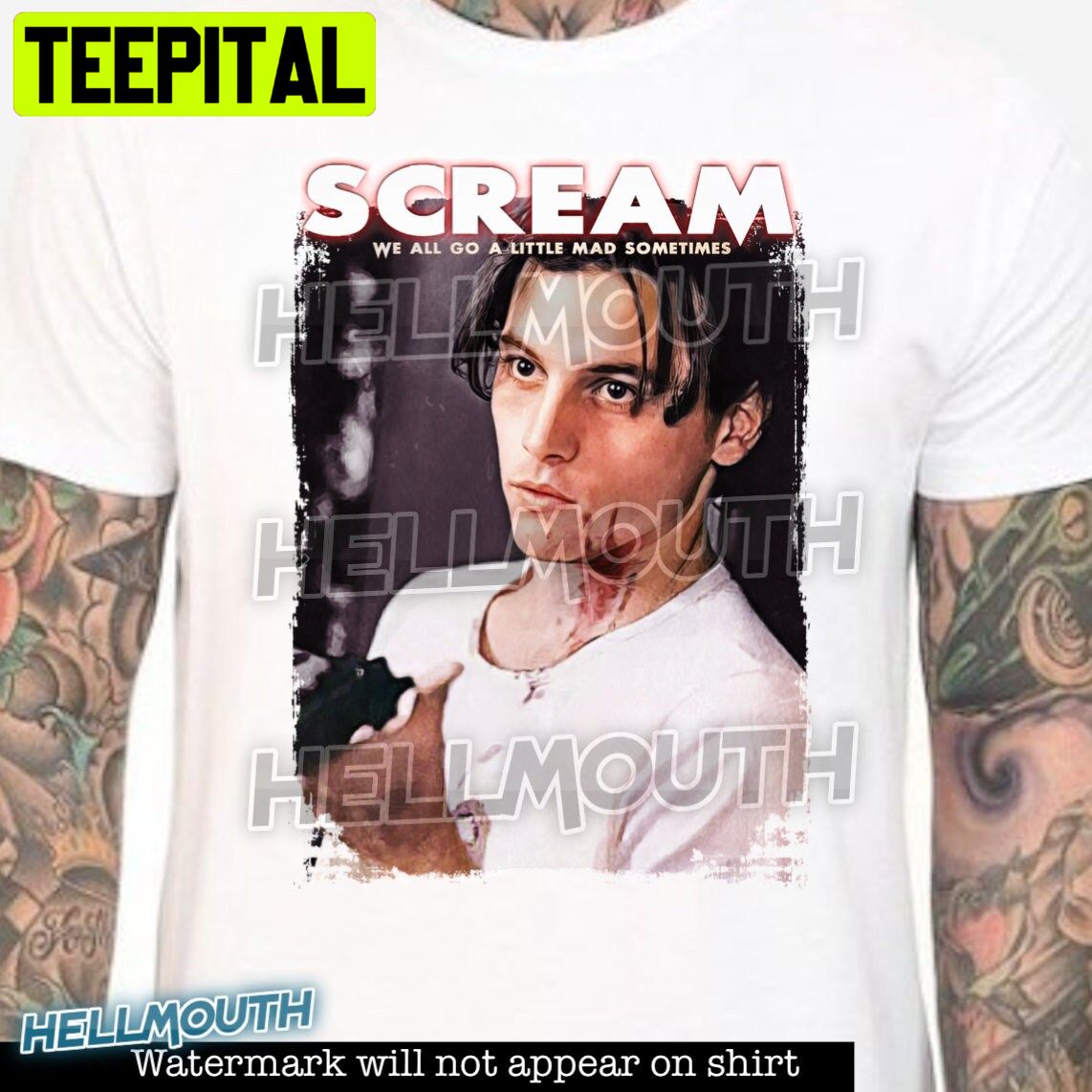 Art Scream Movie Billy Loomis Skeet Ulrich Halloween Trending Unsiex T-Shirt