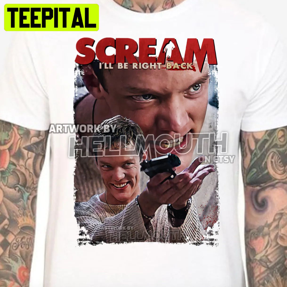 Art Scream Movie Stu Matthew Lillard Halloween Trending Unsiex T-Shirt