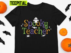 Art Spooky Teacher Halloween Trending Unisex Shirt