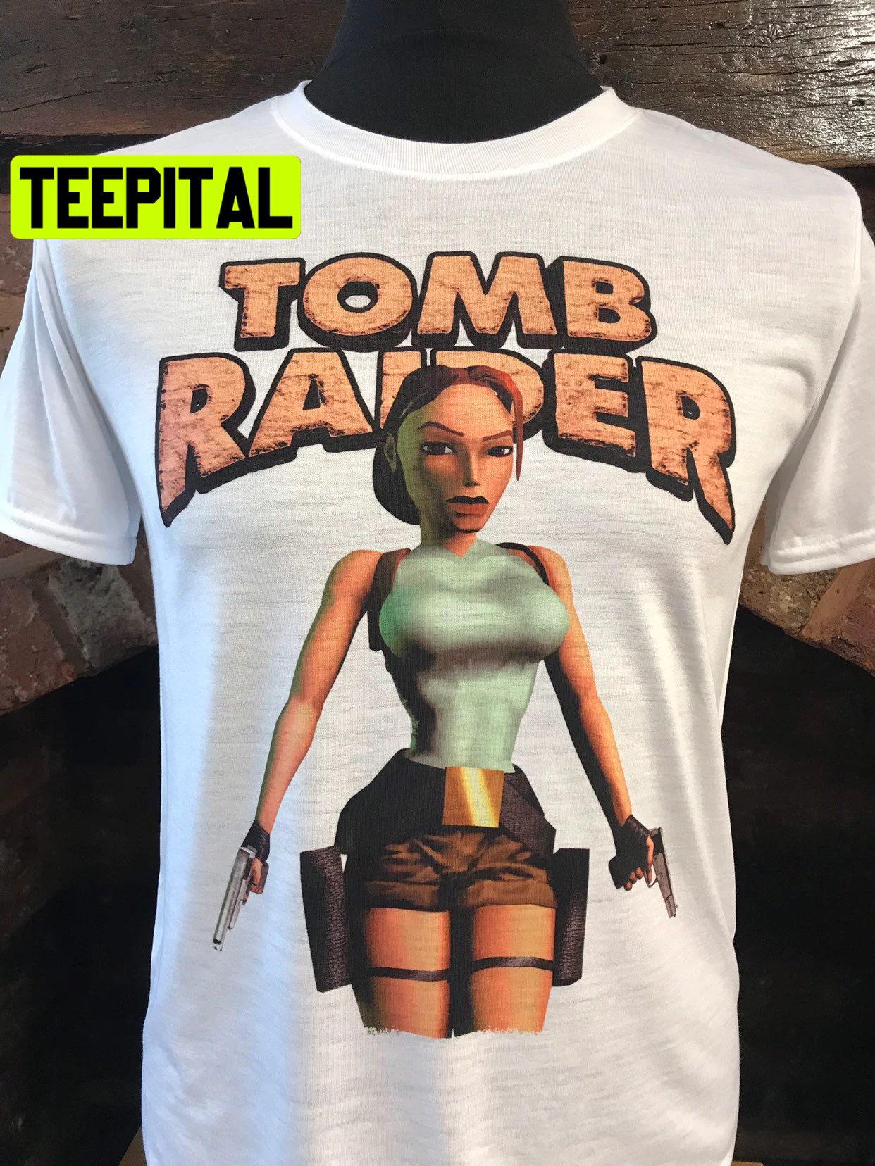 Art Tomb Raider Lara Croft Halloween Trending Unsiex T-Shirt
