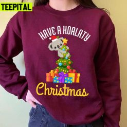 Baby Koala Christmas Design Santa Christmas Unisex Sweatshirt