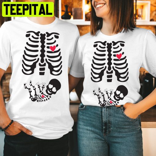 Baby Skeleton HalloweenTrending Unisex Shirt