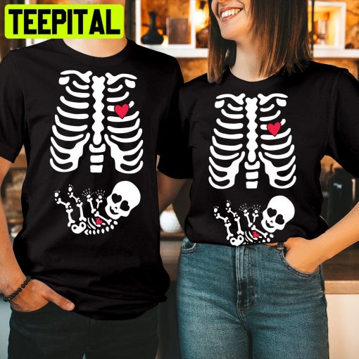 Baby Skeleton HalloweenTrending Unisex Shirt