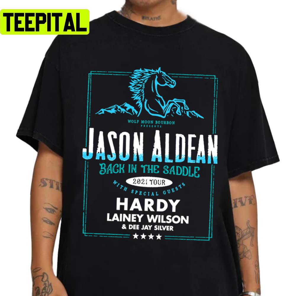 Back In The Saddle 2021 Tour Concert Jason Aldean Unisex Sweatshirt