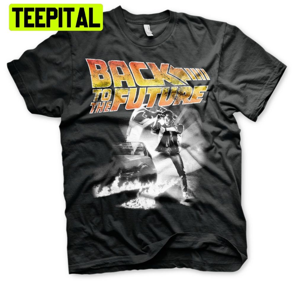 Back To The Future Michael J Fox Delorean 2 Trending Unisex Shirt