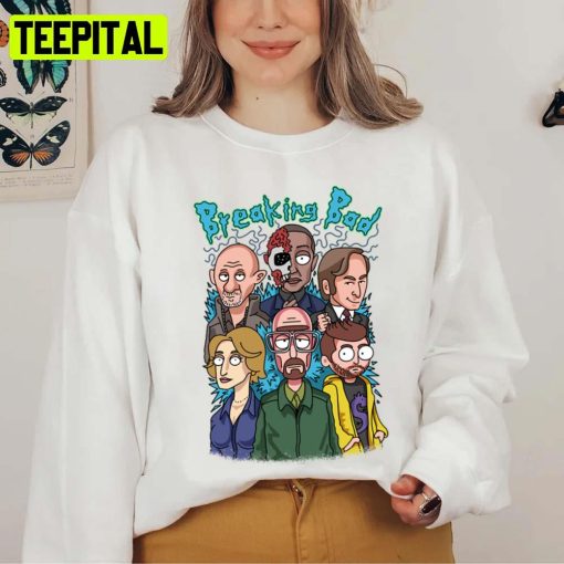 Bad Rick Parody Animated Characters Breaking Bad Graphic Unisex T-Shirt