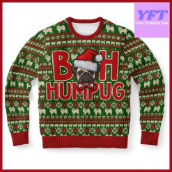 Bah Humpug Pug Tacky Dog Pug Lover Party 3d Ugly Christmas Sweater