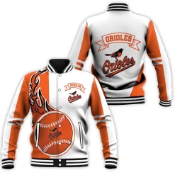 Baltimore Orioles 3d Baseball Jacket