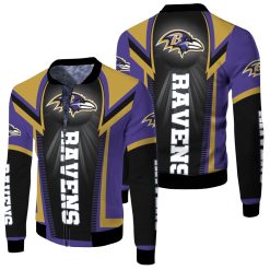 Baltimore Ravens For Fans Fleece Bomber Jacket