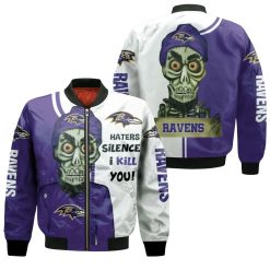 Baltimore Ravens Haters I Kill You 3d Bomber Jacket