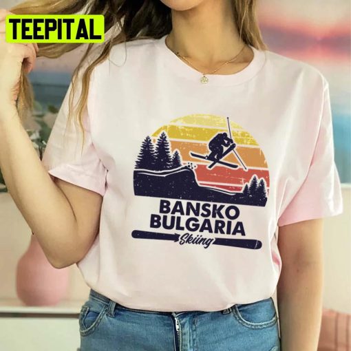 Bansko Mountain Ski Bulgaria Unisex T-Shirt