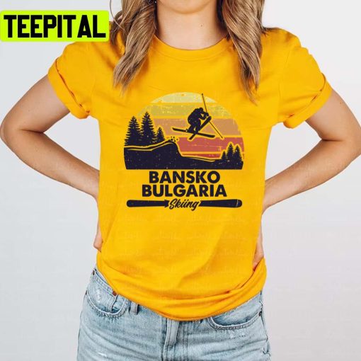 Bansko Mountain Ski Bulgaria Unisex T-Shirt