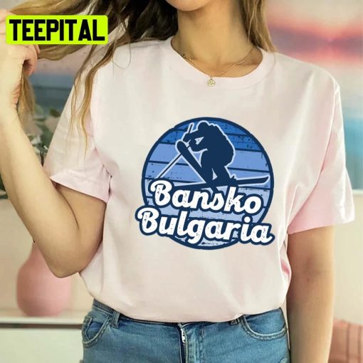 Bansko Skiing Trending Bulgaria Unisex T-Shirt